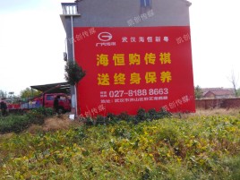 册亨墙体广告影响褪色的因素