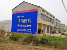 册亨农村墙体广告在不同形式上面展现的不同特色